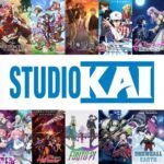 Logo de Studio Kai y sus obras encima y debajo del nombre
